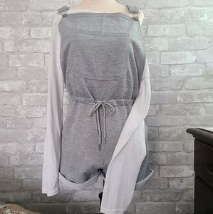 🖤 Sweat-Pant Style Overalls (Shorts)